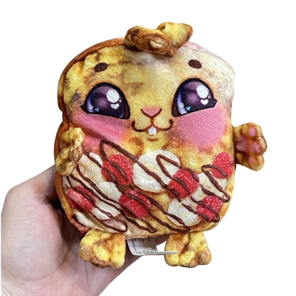 Open Cookeez Makery Toasty Treatz  RASPBUNNY‎ FRENCH TOAST Plush Only